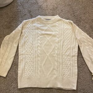 Aelfric Eden Off-White Knit Sweater